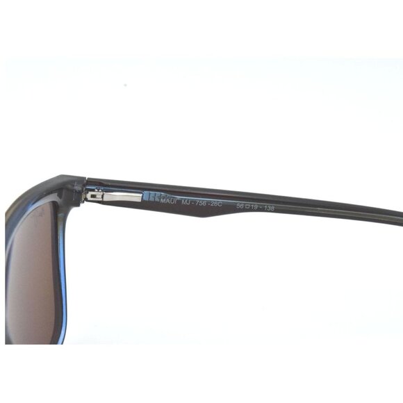 Maui Jim Wild Coast MJ 756-26C Black Red / HCL® Bronze Polarized main image 4